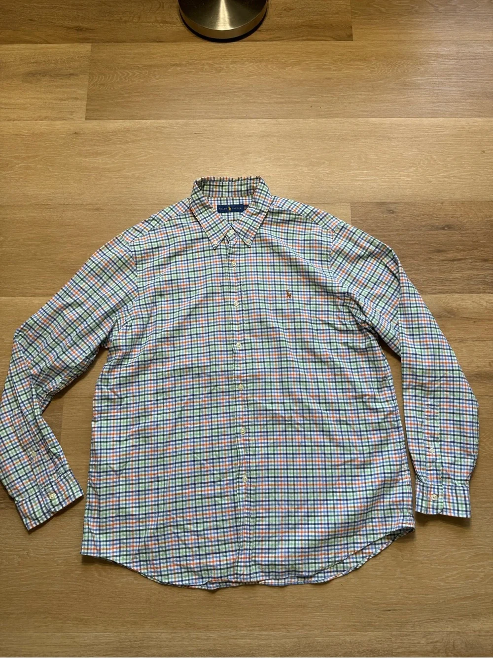 Polo by Ralph Lauren Men’s Multicolor Plaid Button-Down Shirt - White Base